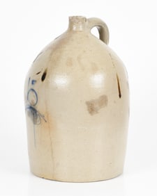 Five Gallon Red Wing Pottery Salt Glazed Stoneware Jug, Minnesota, 19th Century
