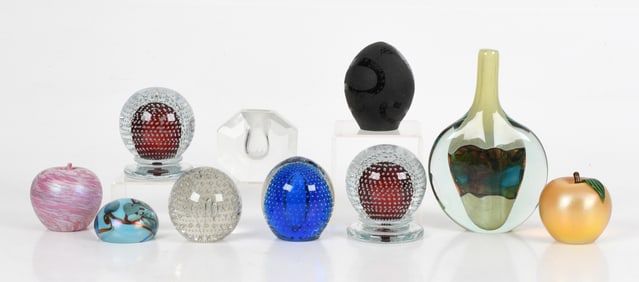 Ten Contemporary Paperweights