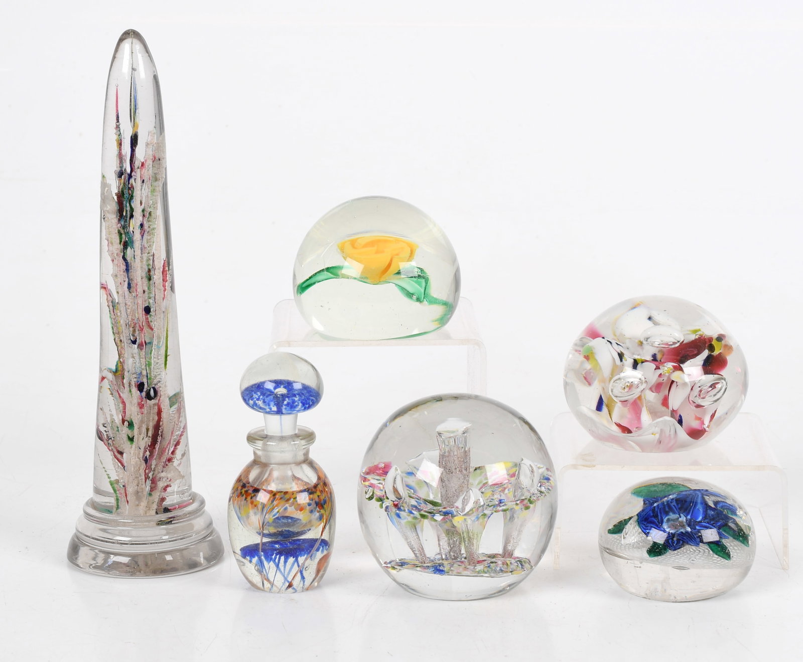 Six Paperweights, Multiple 19th Century Examples (1 of 12)