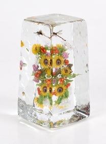 Paul Stankard (b. 1943) Tower Paperweight