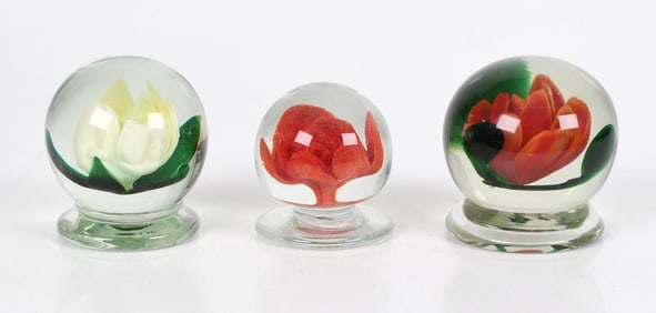 Three Millville, NJ Paperweights