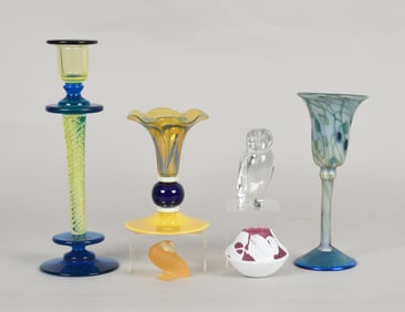 A Group of Contemporary Art Glass