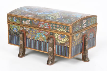 A Good Japanese Cloisonne Box
