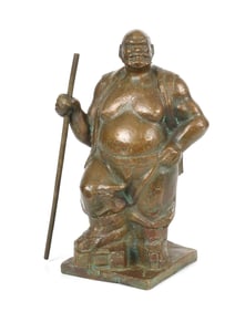 A 20th Century Bronze of Hotei
