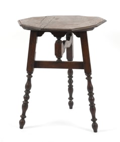 English Oak Gateleg Cricket Table, 19th Century