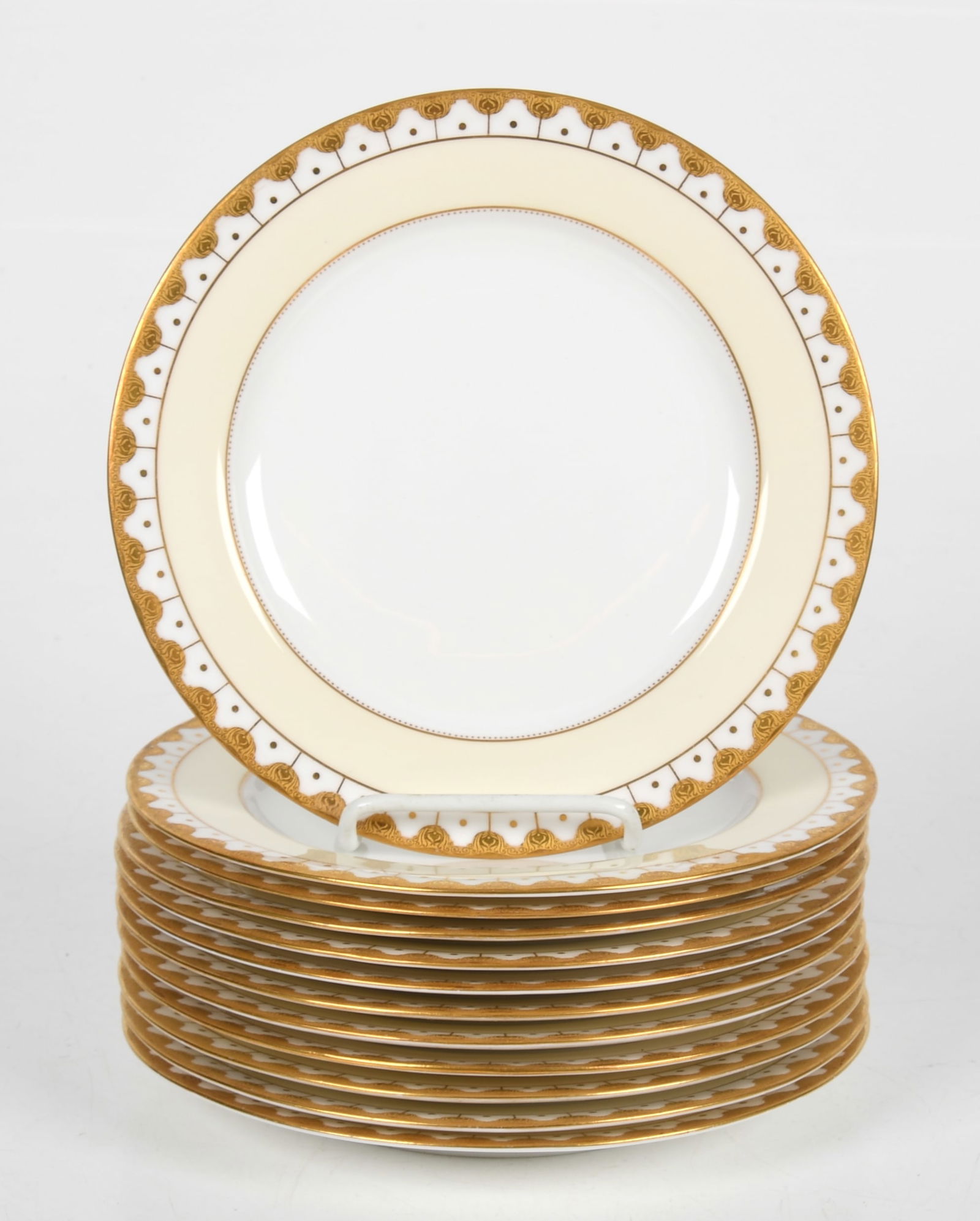 Royal Worcester for Tiffany, a Set of Twelve Plates (1 of 4)