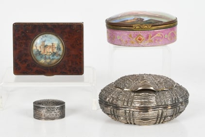 A Group of Antique Boxes