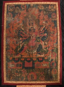 A Tibetan Thangka, Mahottara Heruka