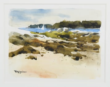 Philip Duane Jamison (1925 - 2021) Watercolor