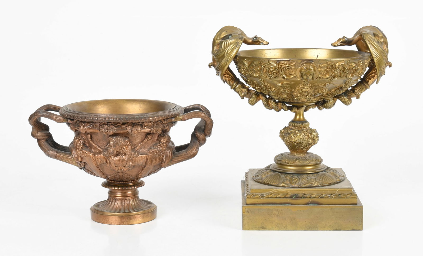 Two Continental Gilt Bronze Table Articles, Late 19th Century (1 of 12)
