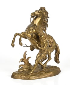 After Coustou, Marley Horse Bronze