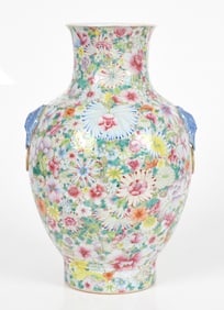 A Chinese Porcelain Millefleurs Vase