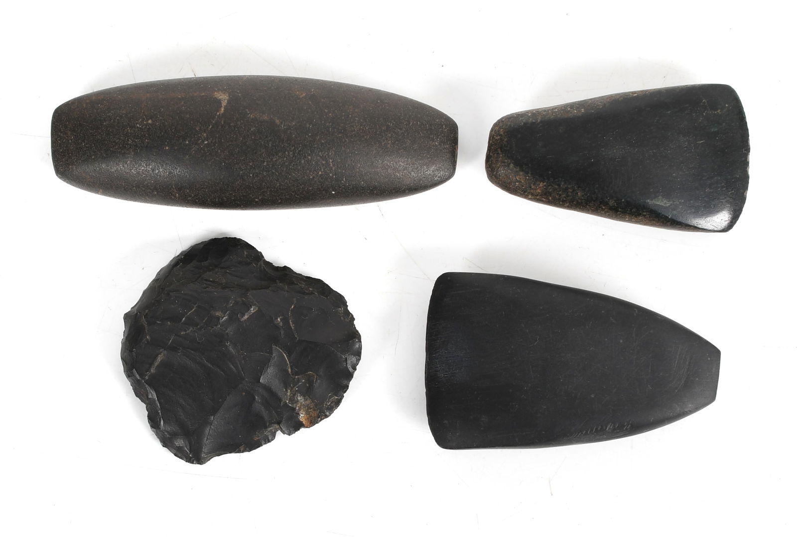 Four Pre Columbian Stone Celts (1 of 7)