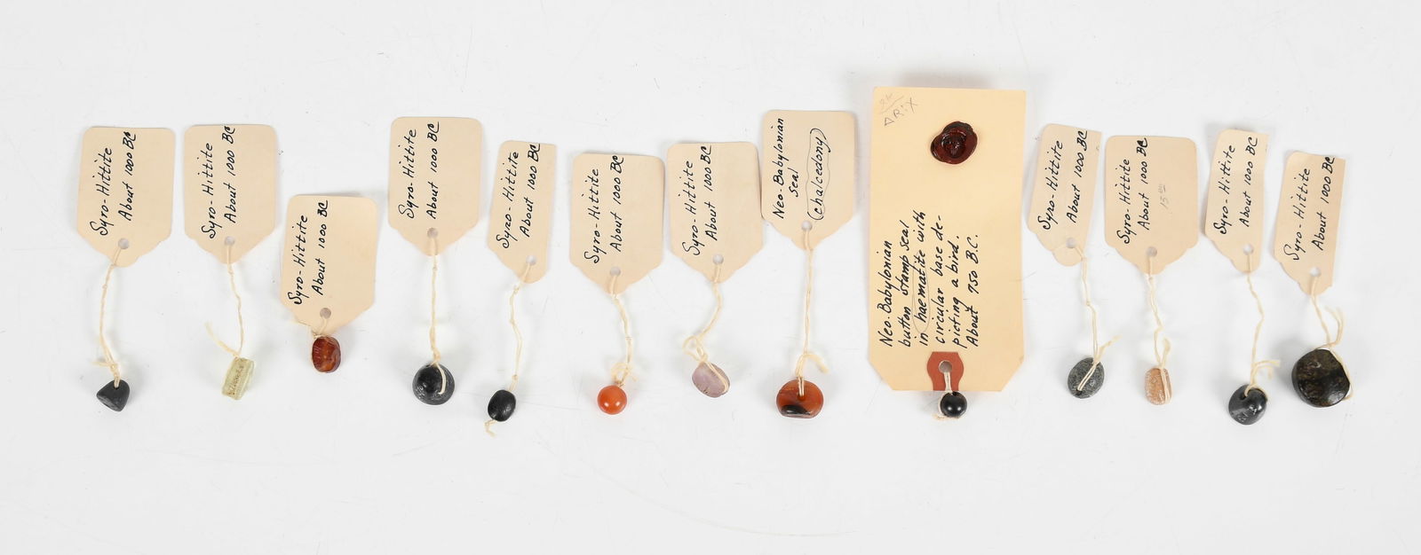 A Large Group of Ancient Stamp Seals, Mostly Syro-Hittite (1 of 13)