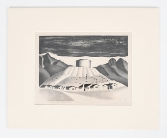Theo White (1903-78), Lithograph