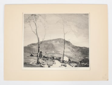Chauncey Foster Ryder (1868-1949), Drypoint Etching