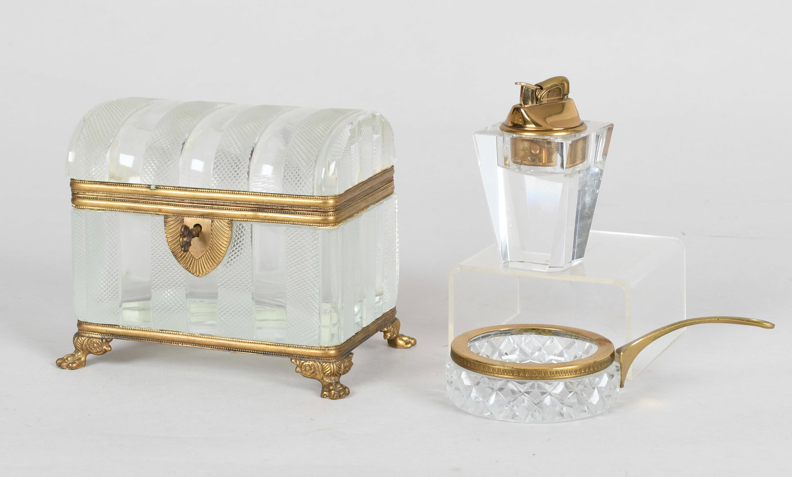 A French Cut Crystal Jewelry Casket (1 of 9)