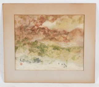 Pang Tseng Ying (Chinese/American, 1916-1997) Watercolor