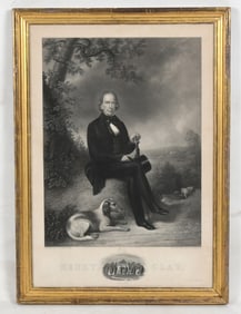An Engraving of Henry Clay, After John Wood Dodge