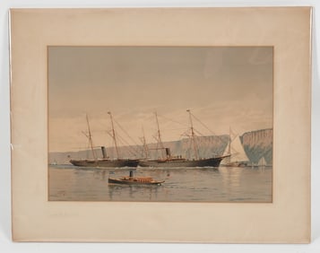 Frederic Schiller Cozzens (1846 - 1928) Chromolithograph