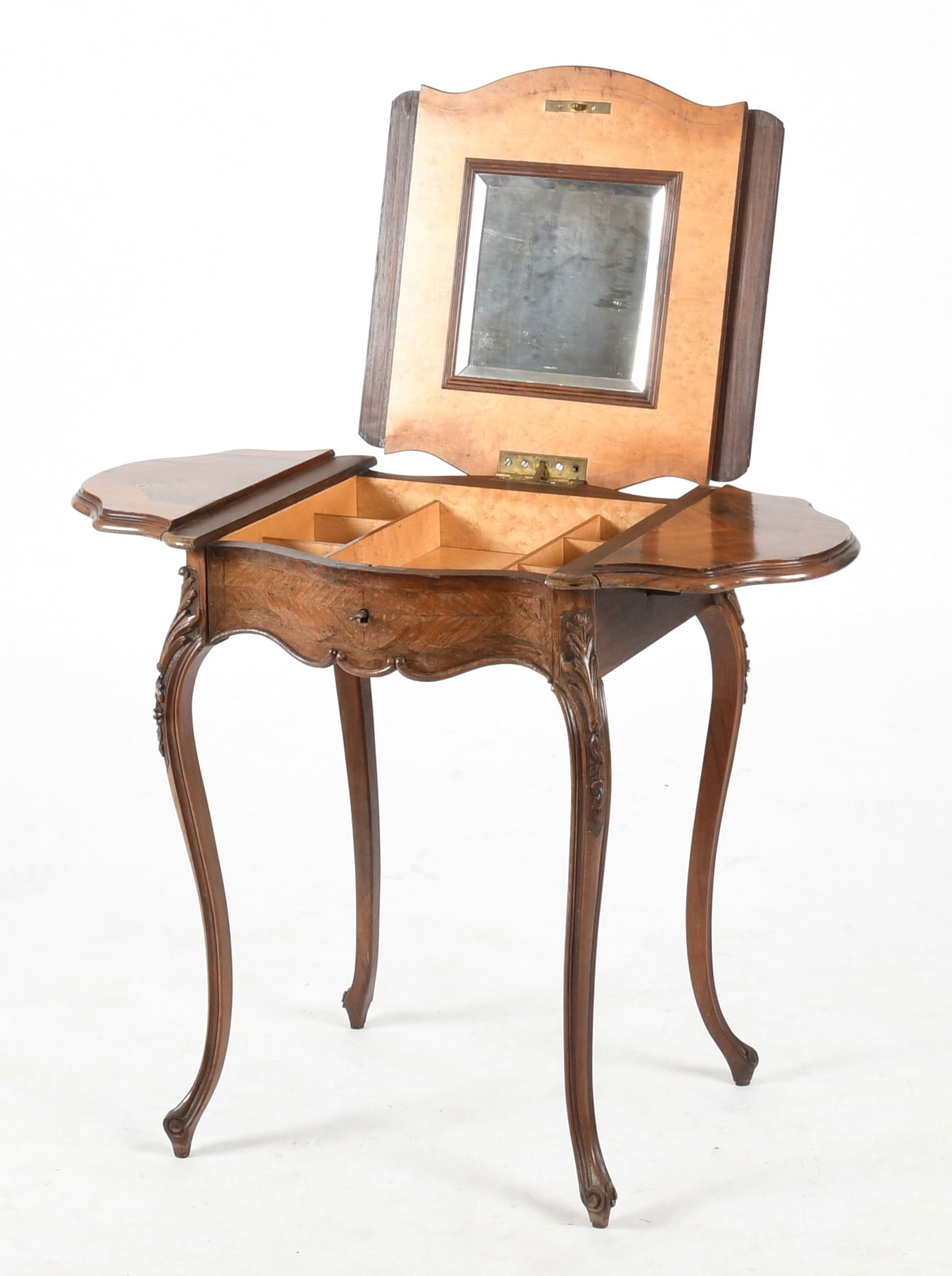 Rococo Style Carved Rosewood Dressing Table, Late 19th Century (1 of 8)