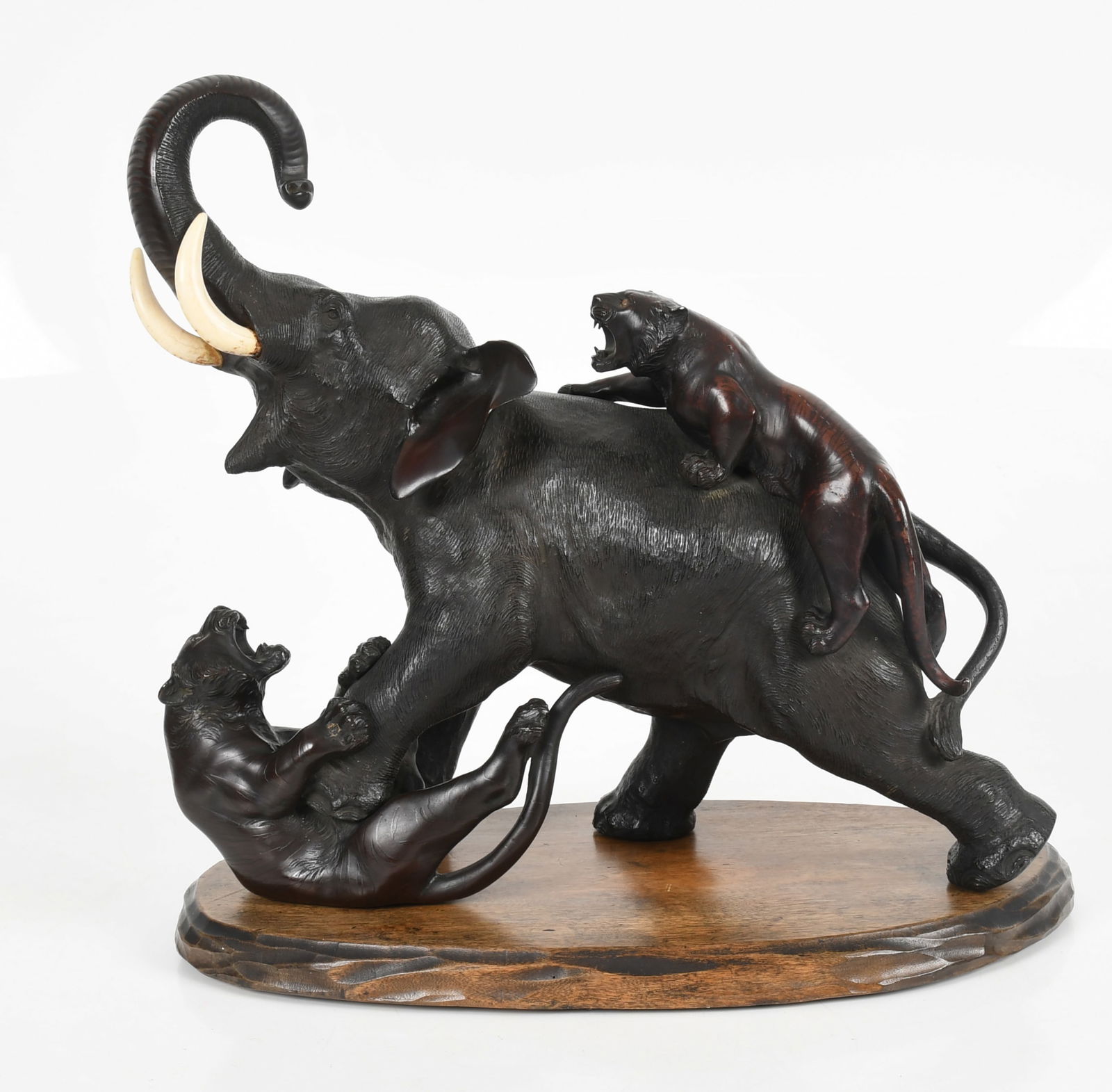 A Japanese Bronze Elephant (1 of 6)