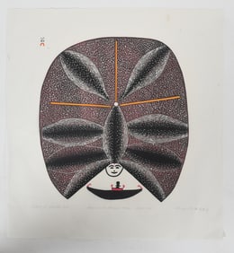 Ikayayukta Tunnillie (1911-1980), Stonecut and Stencil