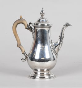 A Sterling Silver Coffeepot, Thomas Wallis, 1776