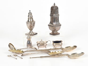 A Group of English Sterling Silver
