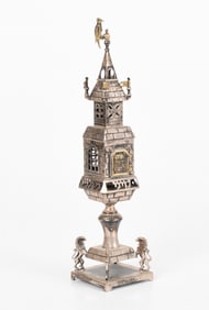 An Israeli Sterling Silver Spice Tower