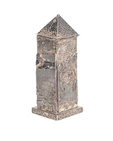 A Sterling Silver Spice Container