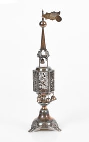 A Polish Silver Filigree Spice Tower