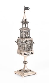 A Sterling Silver Spice Tower