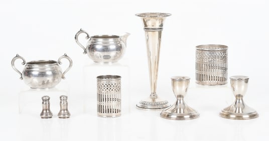 A Group of Silver Holloware