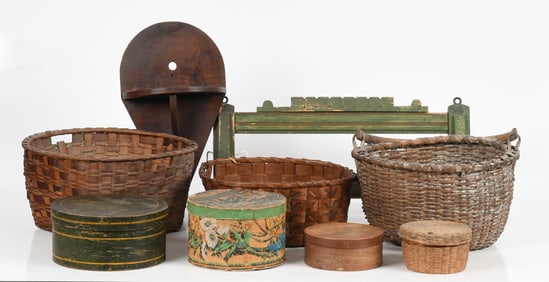 Group of American Country Primitives, 19th Century