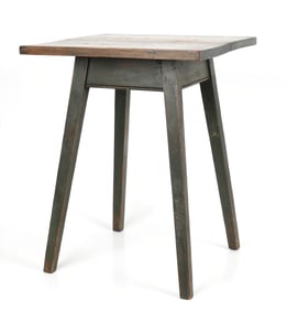 Federal Green-Painted Splay Leg Stand, Early 19th Century