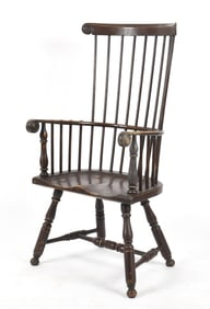 Philadelphia Style Comb-Back Windsor Armchair, 20th Century