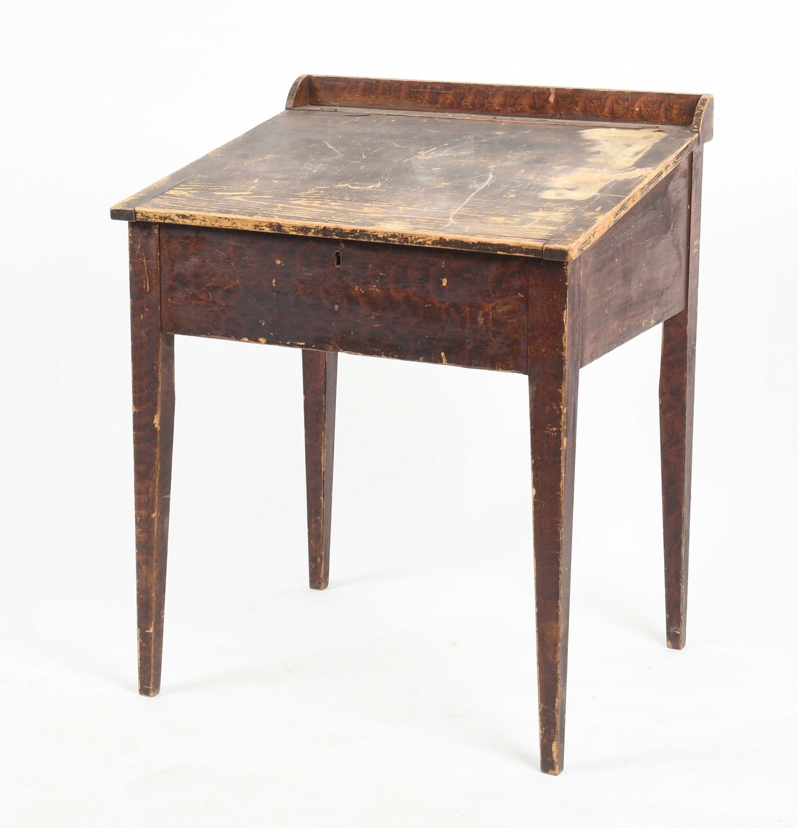 American Paint Decorated School Desk, 19th Century (1 of 9)