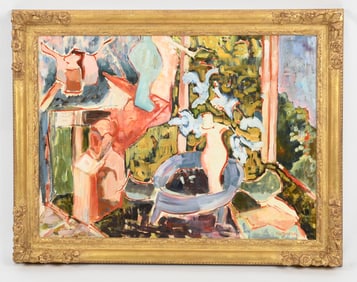Edie Wells Bristol (Bucks County PA, 1930-2020), Oil on Canvas