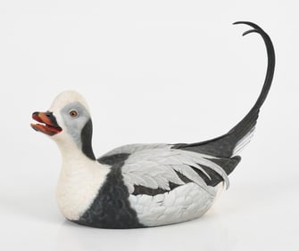 A Decoy by Ramon E. Herrmann, Long Tailed Duck