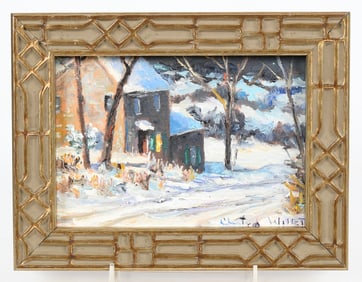 Christopher G. Willett (Bucks County, Born 1959), To the River, Tinicum Bucks County PA