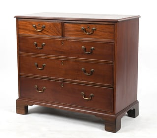 George III Mahogany Chest of Drawers, Late 18th Century