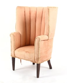George III Carved Mahogany Barrel-Back Armchair, Late 18th Century