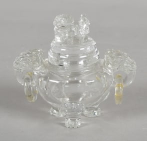A Peking Glass Covered Censer