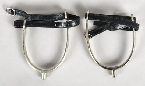 A Pair of Vintage Hermes Riding Spurs