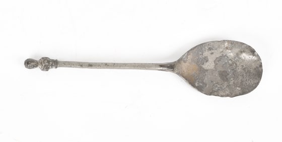A 17th Century Pewter Apostle Spoon