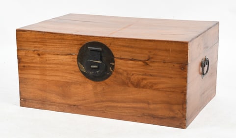 Chinese Dovetailed Camphor Wood Chest, Early 20th Century