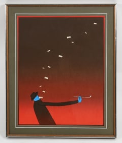 Jean Michel Folon (1934-2005), Serigraph