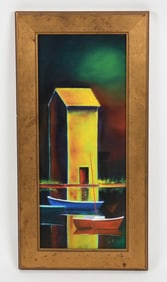 Katherine Baltivik (1946-2008) , Oil on Board