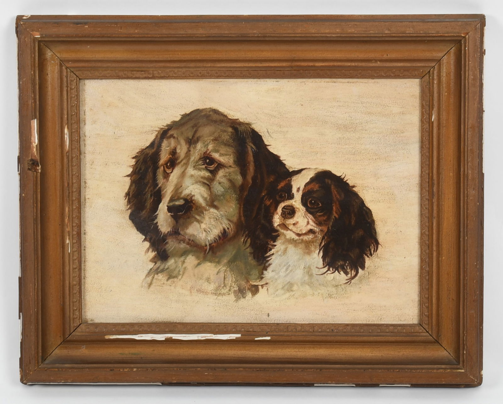 English School, Oil on Artist Board, Dog Portrait (1 of 5)